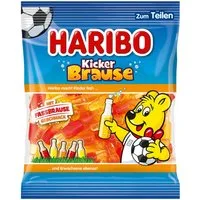 HARIBO Süßigkeit, Haribo Kicker Brause Fruchtgummi mit Fassbrause Geschmack 175g