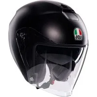 AGV Motorradhelm AGV Irides Jethelm mono matt-schwarz (1er Set), jethelm für motorrad