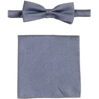 MONTI Fliege (2er Set) (Set, 2-tlg) Reine Seide, Fliege mit passendem Einstecktuch