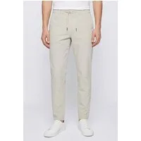 BOSS ORANGE Chinohose Tapered Fit, Stretch-Qualität, Komfortbund mit Tunnelzug