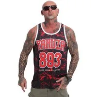 YAKUZA Muskelshirt Varsity aus hochwertigem Mesh-Stoff