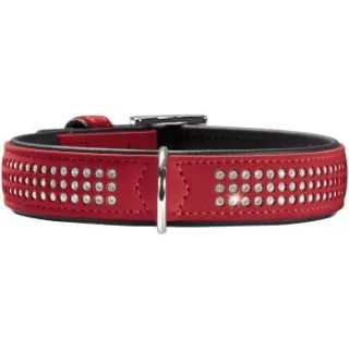 Dog Sport HUNTER Hundehalsband softie triluxe rot M-L