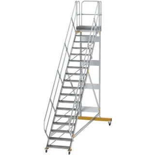 Munk Plattformtreppe 45° fahrbar Stufenbreite 800 mm - 600799