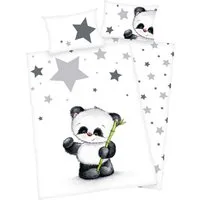 Baby Best Babybettwäsche Panda, Renforcé, mit niedlichem Motiv