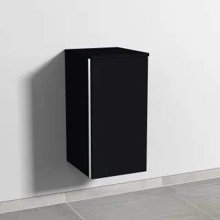 Sanipa 3way Unterschrank mit 1 Tür, Schwarz-Matt, BS13708 BS13708