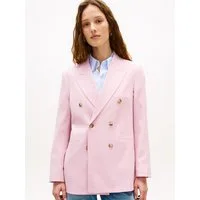 Tommy Hilfiger Kurzblazer TIMELESS WOOL DB BLAZER mit doppelreihiger Knopfleiste