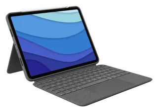 Logitech Combo Touch | 920-010142 | KeyboardDock für Apple iPad Pro 11" 2020 / 2021 - grau