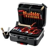Werkzeugkoffer "BIG Basic Move" Elektro, 24-teilig, Werkzeug-Set schwarz, mit Werkzeug-Sortiment für Elektriker