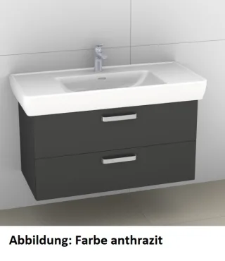 Artiqua 415 Waschtischunterschrank für Pro A 813958 Sangallo Grau quer, 415-WU2L-L29-7152-432 415-WU2L-L29-7152-432