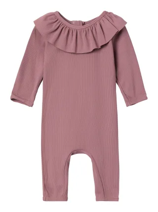 Lil’ Atelier - NBFFARLO LS UV LONG SWIMSUIT LIL nostalgia rose - Gr. - 74