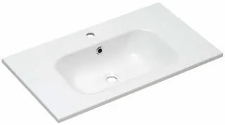 Pelipal Serie 6110 Mineralmarmor-Waschtisch MMWT73-810, B:810, H:20, T:460mm MMWT73-810