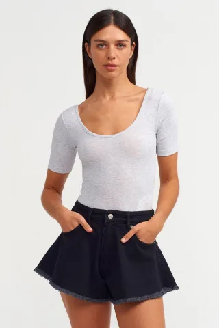 Slim Fit Baumwollmischung Einteiler