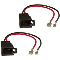 tomzz Audio Lautsprecheradapter (2er Set) auf DIN passt für Dacia Opel Renault Sea Auto-Lautsprecher