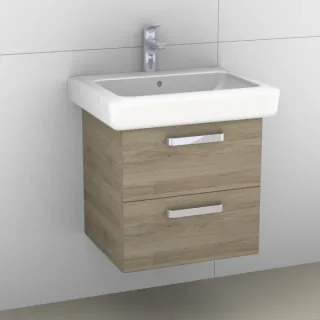 Artiqua 413 Waschtischunterschrank für IT! 121960 Sanremo Eiche quer NB, 413-WU2L-K110-7144-428 413-WU2L-K110-7144-428