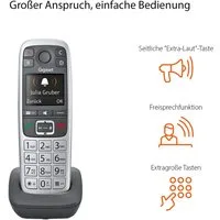 Gigaset E560HX Schnurloses DECT-Telefon (Mobilteile: 1)