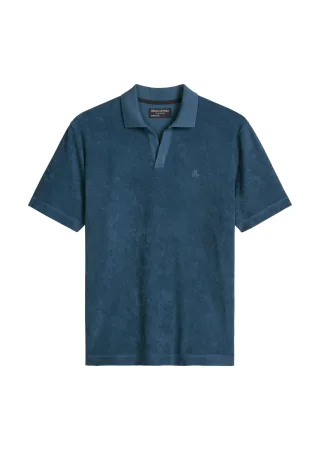 Marc OPolo Casual - Poloshirt Towel.-Jersey regular Stormy Blue - Gr. - L