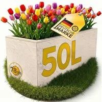 ONDIS24 Pflanzkübel Ondis24 Blumenkübel Vulkano, 50L Blumenkasten (1 St), mit cleverem Wasserspeicher am Boden