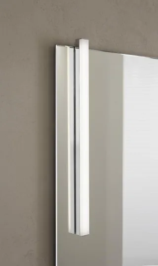 emco LED-Spiegelklemmleuchte senkrecht, 500 x 45 x 37 mm neutralweiss 4000 K, chrom Energieeffizienz 449200104
