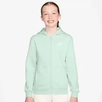 Nike Sportswear Kapuzensweatjacke K NSW CLUB FLC HD FZ LS LBR mit Kapuze, aus Baumwollmischung, Langarm, normale Länge