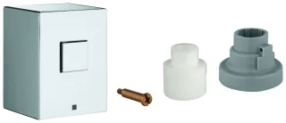 GROHE Absperrgriff Grohtherm Cube 47964 für Thermostat-Brausebatterie chrom, 47964000 47964000