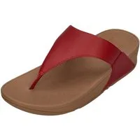 Fitflop LULU LEATHER TOE POST Zehentrenner Burnt Berry