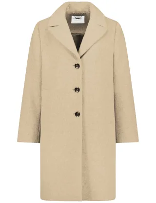 GERRY WEBER Edition - Mantel beige - Gr. - 46