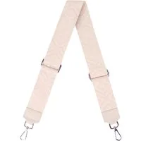 MIRROSI Schulterriemen Made in Italy aus Echtleder Schultergurt für Tasche zum Wechseln (Beige, Karabiner in silberner Farbe, 1x Taschengurt)