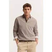 bugatti Polokragenpullover Modern Fit mit Druckknöpfen
