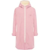 Zwillingsherz Windbreaker Oversize "Windjacke" Seitentaschen, Kapuze, Weicher Stoff, Fällt größer aus
