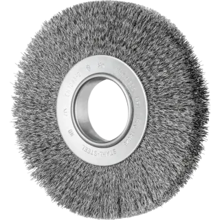 PFERD TOOLS POS Rundbürste breit ungezopft RBU Stahl-Draht Schleifbock - 43701239