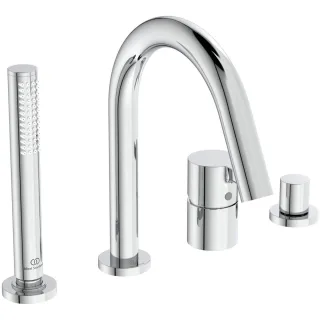 Ideal Standard 4-Loch Wannenrandarm. JOY, mit Auslauf, BC789AA