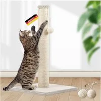 Rohrschneider Kratzbaum Kratzsäule L mit Spielkugel Kratzstamm mit Cordüberzug 2 Größen