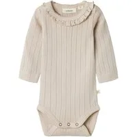 Lil' Atelier Langarmbody NBFRACHEL NIS LS SLIM BODY LIL NOOS mit Rüschen
