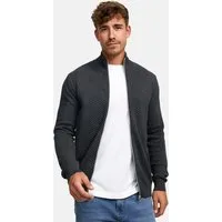 Kronstadt Strickjacke Herren KSCarlo Herrenstrickjacke Fein-Strickjacke mit Stehkragen