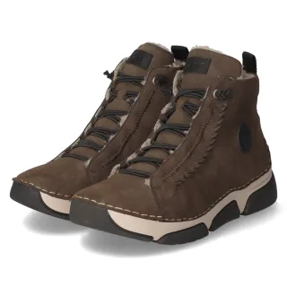 Rieker Winterboots - Gr. 36 - Braun - Synthetik