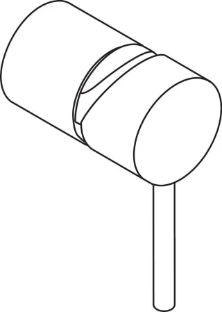 Hansgrohe Umruestset Axor Starck Unterputz auf Puro Griff für iBox chrom, 96557000 96557000