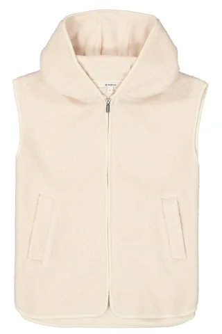 Garcia - Weste mit Kapuze beige - Gr. - S