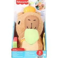 Kuschel-Capybara, Kuscheltier mit Beißring und Rassel