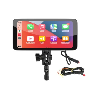 M630 Pro / M630 Max 6.5" Motorcycle Touch Screen Wireless Android Auto CarPlay Smart Portable Display IPS Removable Brac