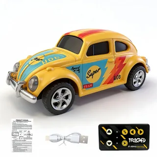TRASPED HG4-87 RTR 1/64 2.4G RWD Mini Alloy Drift RC Car Support App Remote Controlled Three Speed LED Light Simulated C