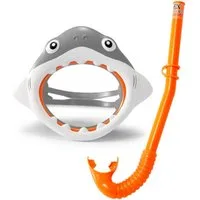 Heinrich Bauer Taucherbrille Schnorchel Set Shark 2 Teile