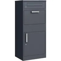 relaxdays Paketbriefkasten Briefkasten (3-St), L