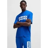HUGO T-Shirt Nico mit großem Logo-Print, Unisex
