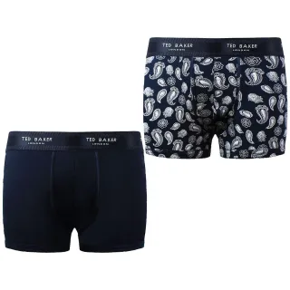 Ted Baker Claytt 2-Pack Herren Navy Modal Trunks