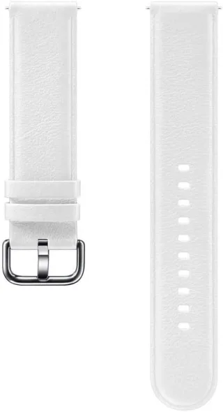 Samsung Armbanduhr Active2 Lederband weiß