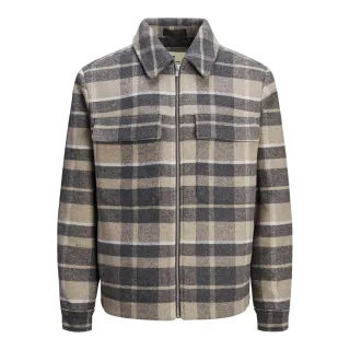 Jack And Jones Herren Russel Wollmischung Jacke (Hochgrau)