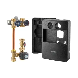 Oventrop Regumat Kessel-Anbindesystem 1355270 mit Pumpenkugelhahn, DN 32, ohne Pumpe
