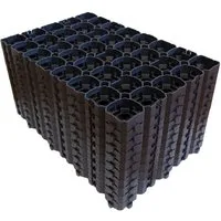ViD Rasengitter 10 St. Rasengitter/Rasenwaben 60x40x4 cm, achwarz, Bodenwaben