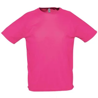 SOLS - "Sporty" T-Shirt für Herren Raglanärmel (Neon-Pink)