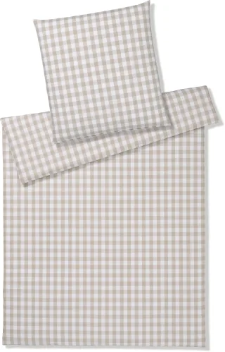 Elegante Bettwäsche "Quadro" 2 Stk. angenehmes Hautgefühl